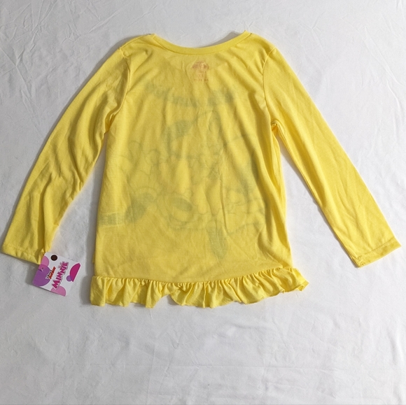 Minnie Mouse Girls Hello Sunshine Long Sleeve Top & Daisy Print Leggings Size 6X - Picture 3 of 7